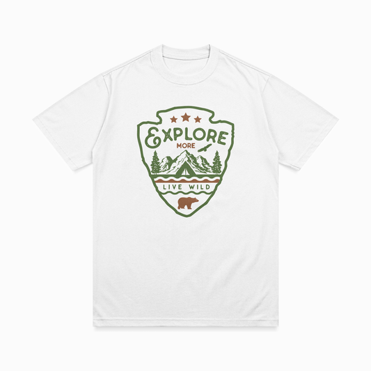 Explore more, live wild T-shirt