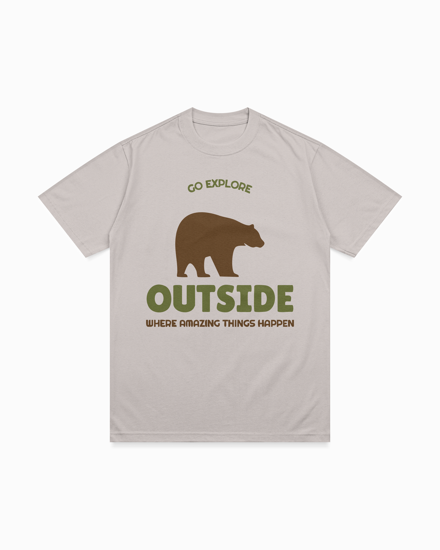 Go explore outside where amazing things happen T-shirt